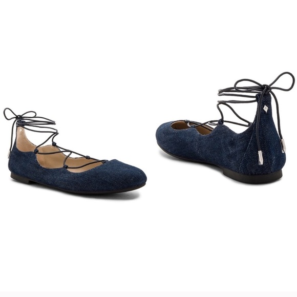 SOLD! ❤️ Sam Edelman Flynt Lace-up Ballet Flats - Picture 6 of 8